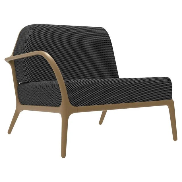 Metal Xaloc Right 90 Gold Sofa by Mowee For Sale - Image 7 of 7