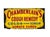 Early 20th Century Medicine Sign Chamberlain's Cough Remedy Advertising Poster For Sale