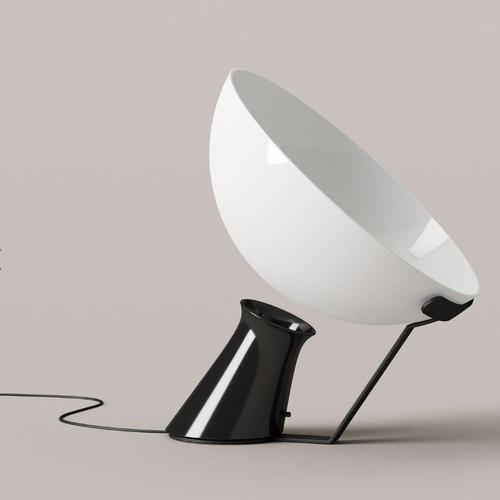 Aida Aluminium and Glass Table Lamp by Angelo Mangiarotti for Karakter For Sale - Image 3 of 9