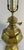 Late 20th Century 20th Century Indian Engraved Brass Table Lamp With Floral Decoration For Sale - Image 5 of 7