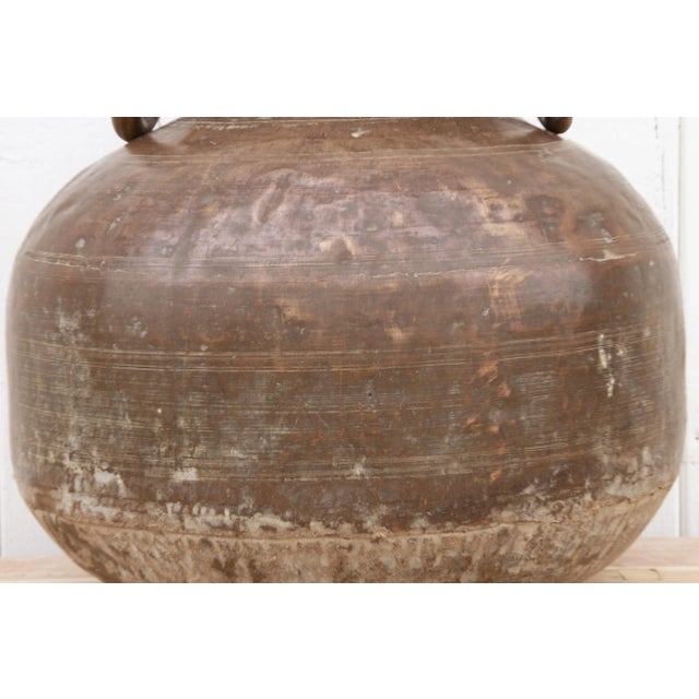 Large Antique Anglo-Indian Brass Container For Sale In Los Angeles - Image 6 of 11