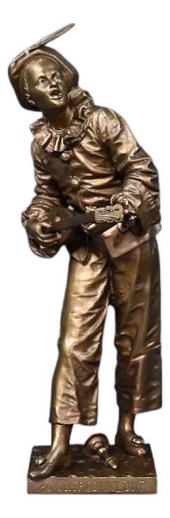 Bouret, By the Light of the Moon, Late 19th Century, Bronze