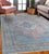 8x10 Coral Handwoven Wool Faded Medallion Classic Traditional Modern Carpet Rug For Sale In New York - Image 6 of 8