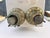 Antique Brass and Glass Chimney Oil Lamps - 2 For Sale - Image 4 of 9