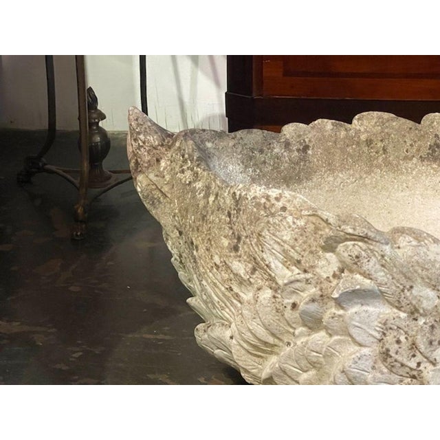 This pair of French concrete swan planters adds a touch of elegance to any outdoor space. These decorative collectibles...