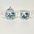 1970s 1970s Vintage Japanese Chinoiserie Meissen Blue Danube Creamer & Covered Sugar For Sale - Image 5 of 14