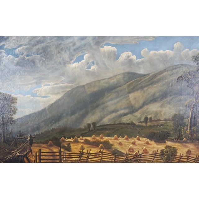 Late 19th Century Original Late 19th Century Oil Painting of Upstate New York Landscape by Frances B. Clark For Sale - Image 5 of 10