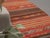 Boho Chic 1970s Vintage Handmade Wool Cotton Red Runner Rug For Sale - Image 3 of 11