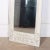 19th C Swedish carved and painted pine pier mirror with original mirror plate. 1890. This piece is designed in the style...