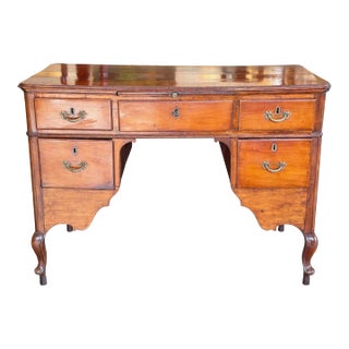19th Century Italian Walnut Desk For Sale