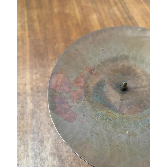 Mid-Century German Handmade Copper Candleholder from AWD, 1960s For Sale - Image 11 of 18
