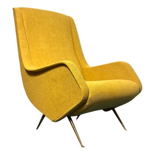 Lounge Chairs by Aldo Morbelli for ISA Bergamo, Italy, 1950s For Sale