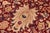 Shabby Chic Pak-Persian Red/Beige Wool Rug - 10'0'' X 14'8'' For Sale - Image 4 of 8