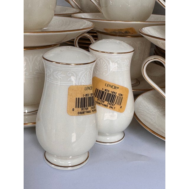 1990s Lenox Courtyard Gold - 62 Pieces For Sale In Seattle - Image 6 of 18