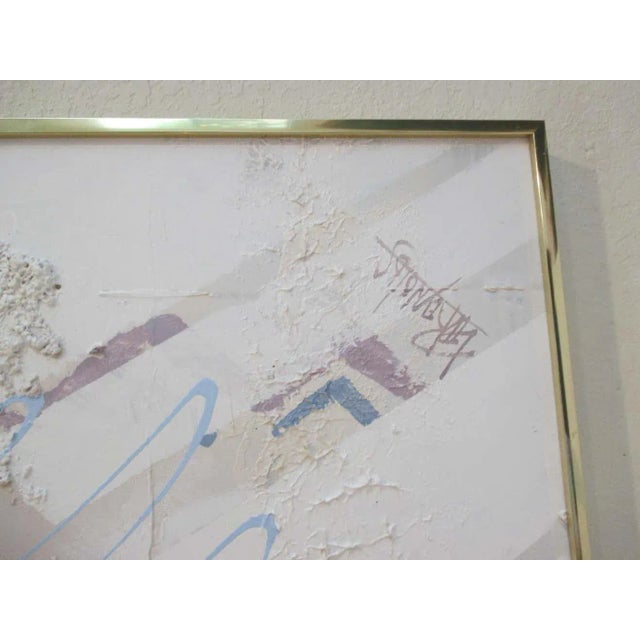 Vintage Lee Reynolds Large Abstract For Sale - Image 9 of 13