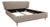 Sono Bed in Beige Leather from Rolf Benz For Sale