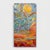 This is a one-of-a-kind original abstract painting by San Diego artist, Alexander Arshansky. Its dimensions are 48" x 24"...