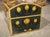 19th Century Hand Painted Polychrome Trunk With Floral Decor, Normandy France For Sale - Image 9 of 18