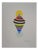 After Sonia Delaunay, Spinning Top Dress, Rio, Original Signed Lithograph For Sale