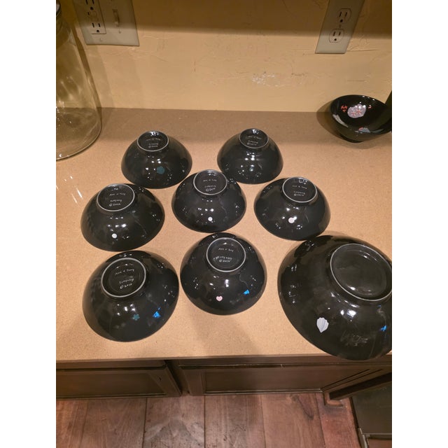 Austin Texas Art Pottery Serving Set by Sunyong Chang of Ginko Studios - Set of 9 For Sale - Image 4 of 11