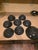 Austin Texas Art Pottery Serving Set by Sunyong Chang of Ginko Studios - Set of 9 For Sale - Image 4 of 11