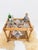 Gold Mid-Century Modern Italian Bamboo Cane and Rattan Bar Cart, 1970s For Sale - Image 8 of 18
