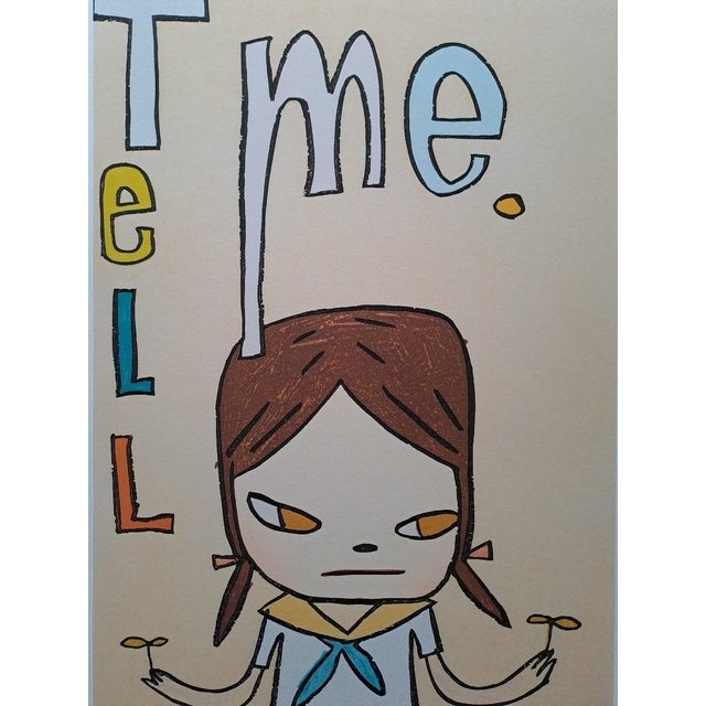 Pop Art After Nara Yoshitomo, Tell Me, 1990s, Limited Edition Lithograph For Sale - Image 3 of 6