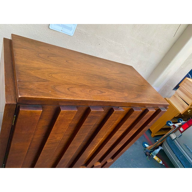 MCM Brutalist Men’s Armoire by Lane Furniture Chairish