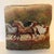 Cabin Vintage Rustic Equestrian Tapestry Horse Pillows, a Pair For Sale - Image 3 of 7