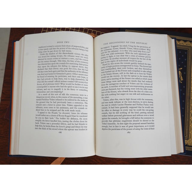 Set of 16 Gold Embossed Leather Bound Books W/ Gilt Edge by the Eaton Press For Sale - Image 10 of 13