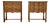 Danish Rococo Nightstands in Oak by Henning Kjærnulf, 1960s, Set of 2 For Sale