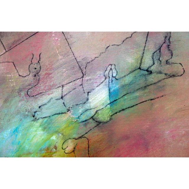 Julio daCunha Signed Modern Abstract Figurative Oil Painting on Canvas 2010 For Sale - Image 10 of 10