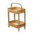 Early 20th Century Handmade Woven Pine 2-Tier Stand, 1910s For Sale - Image 8 of 8