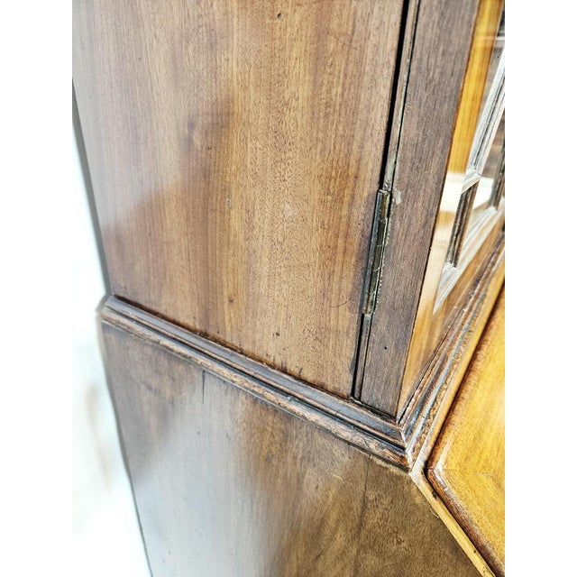 Victorian Mahogany Secretaire with Library For Sale - Image 12 of 18