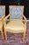 Yellow Gorgeous Pair of Palecek Leather Upholstered Chairs With Nailhead Trim For Sale - Image 8 of 14