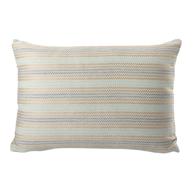 Milton Textiles Chainstitch Venice Throw Pillow For Sale