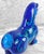 Blue Mid-Century Italian Bellini Pottery Floral Blue Horse Sculpture - 15" For Sale - Image 8 of 11
