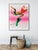 Abstract Contemporary Abstract Acrylic on Canvas "Pink Dreams" by Nikolaos Schizas For Sale - Image 3 of 5