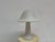 White Large Mushroom Zebra Table Lamp from Peill & Putzler, 1970s For Sale - Image 8 of 9