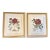 Large Botanical Original Lithographs Vibrant Color in Gold Gilt Frames Set of 2 Red Floral For Sale - Image 13 of 13