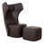 Set of Freistil 149 Chair with Ottoman in Leather by Rolf Benz For Sale - Image 15 of 15