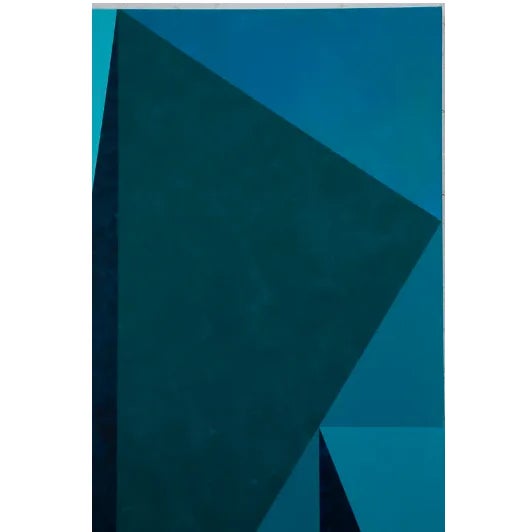 Textile Blue - "Dreamscape" Series No. 05, Contemporary Geometric, Large Canvas Art Print For Sale - Image 7 of 9