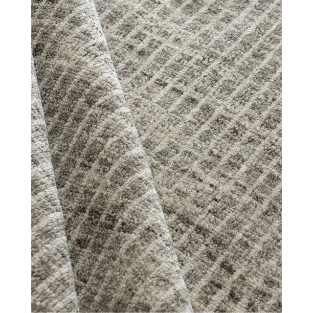 Contemporary Organic Night Contemporary Handmade Rug - 11'10 X 14'9 For Sale - Image 3 of 6