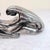 Haeger Haeger Postmodern Abstract Sculpture, Marbled Black & Silver Interlocking Figures For Sale - Image 4 of 8