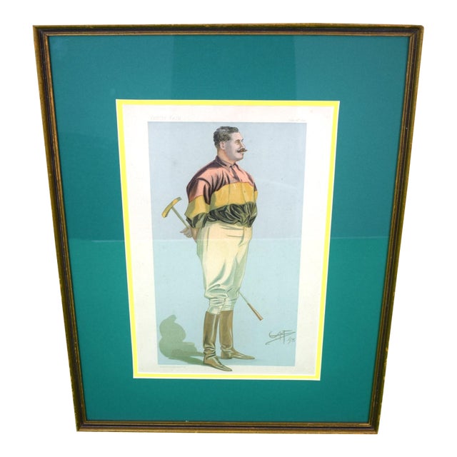 Mr. Neil Haig Polo Player C1898 Vanity Fair Reproduction Print For Sale
