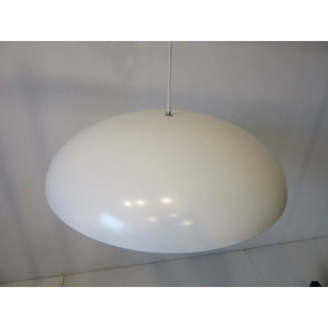 Lightolier Mid-Century Modern Domed Pendant Chandelier For Sale - Image 9 of 12