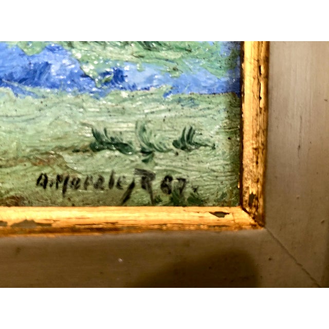 Wood Pastoral Landscape of Almoloya Del Río, Mexico, by Austreberto Morales Ramírez For Sale - Image 7 of 9