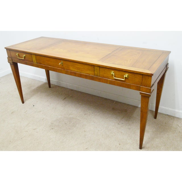 Traditional Baker Cherry Writing Desk For Sale - Image 3 of 15