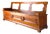 Antique Swedish Pine Storage Bench 19th Cen For Sale