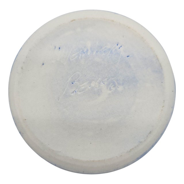 Late 20th Century Marianne Weinberg Benson Studio Pottery Cobalt Blue Abstract Mugs & Box For Sale - Image 13 of 15